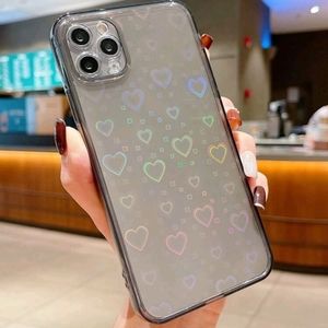 Clear Heart Iphone Case